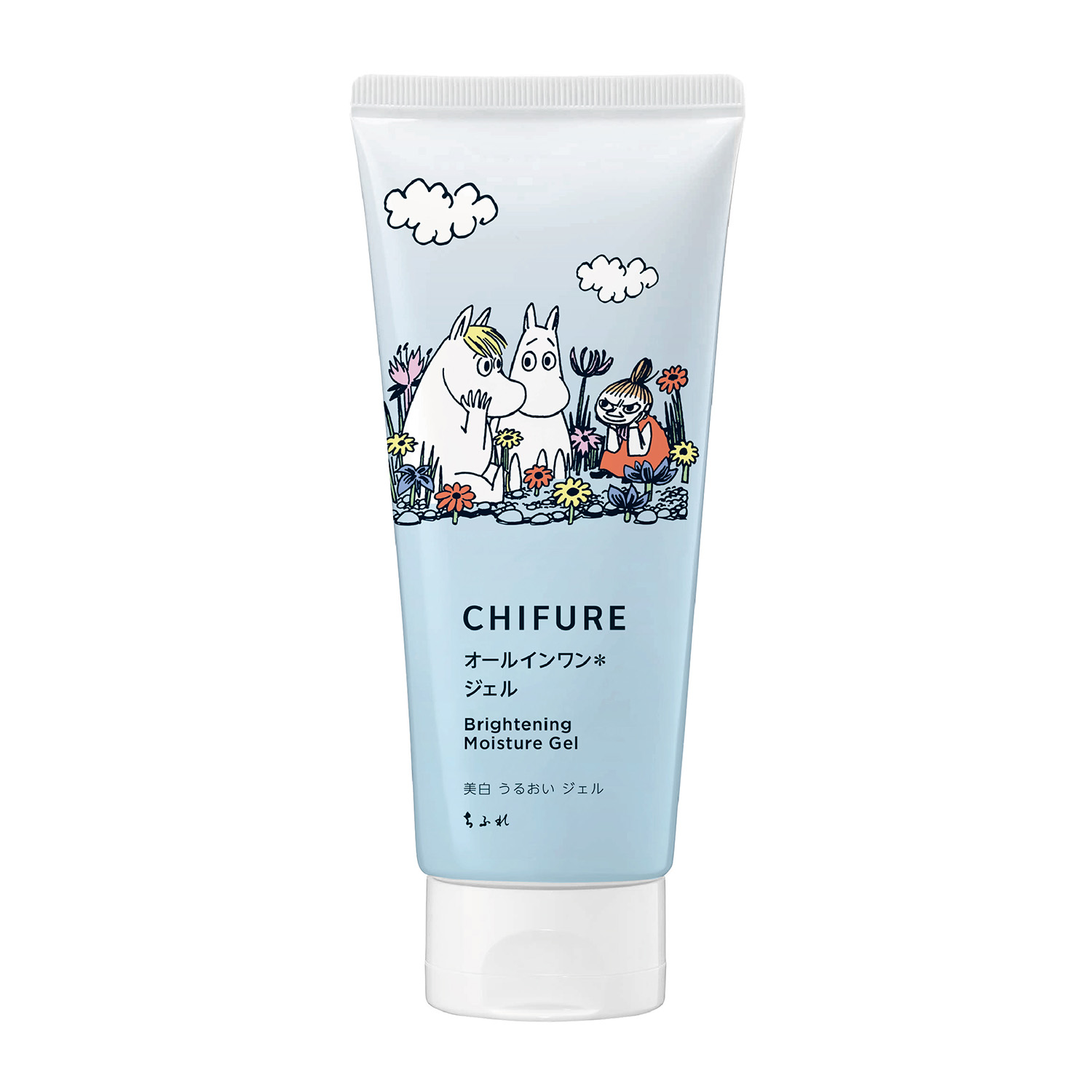 ちふれ 美白 うるおい ジェル N 大容量 チューブタイプ【ムーミン コラボ 限定デザイン】