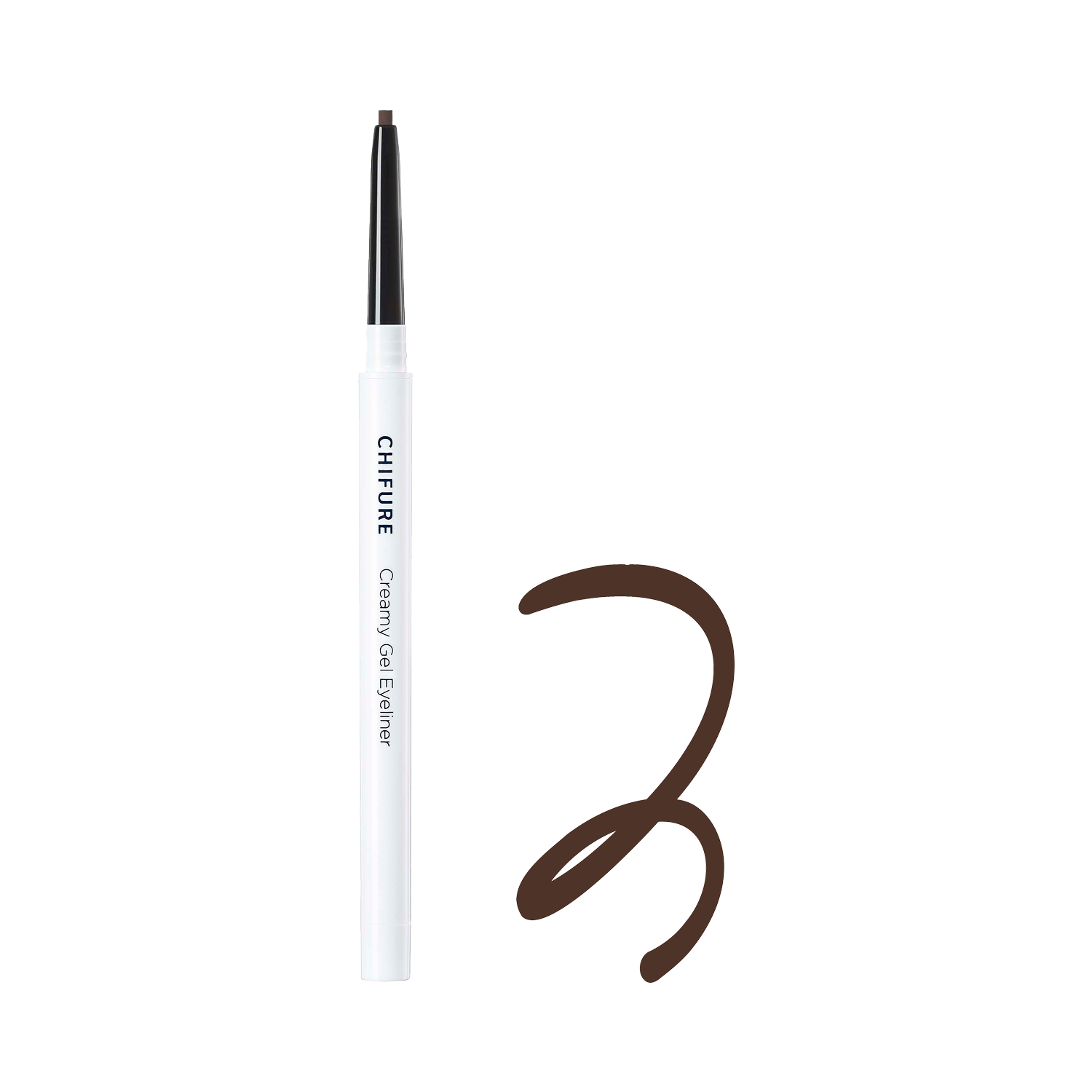 ちふれ クリーミー ジェル アイライナー BR32 ブラック ブラウン